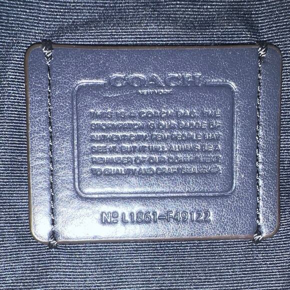 Coach Andi Midnight/Multi Mini Metallic
Blue Backpack - Picture 9 of 14